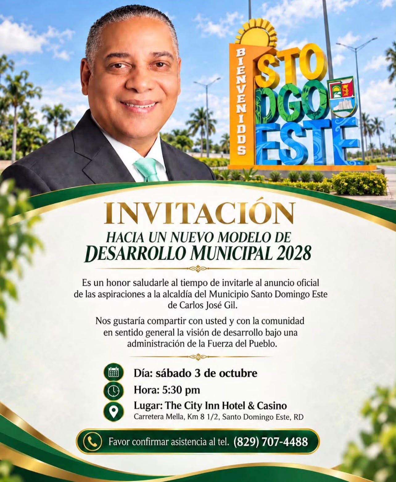Actividad: INVITACIÓN HACIA UN NUEVO MODELO DE DESARROLLO MUNICIPAL 2028